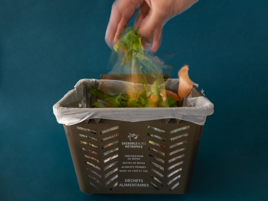 POUBELLE À COMPOST de cuisine pour le recyclage des déchets, seau